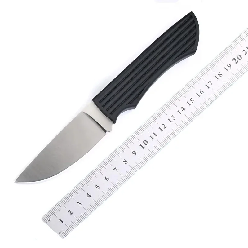 TH2 ตรงใบมีดมีด 4CR13MOV ใบมีด TPE Handle ยุทธวิธีป้องกันตัวเอง EDC Survival เครื่องมือมีดล่าสัตว์