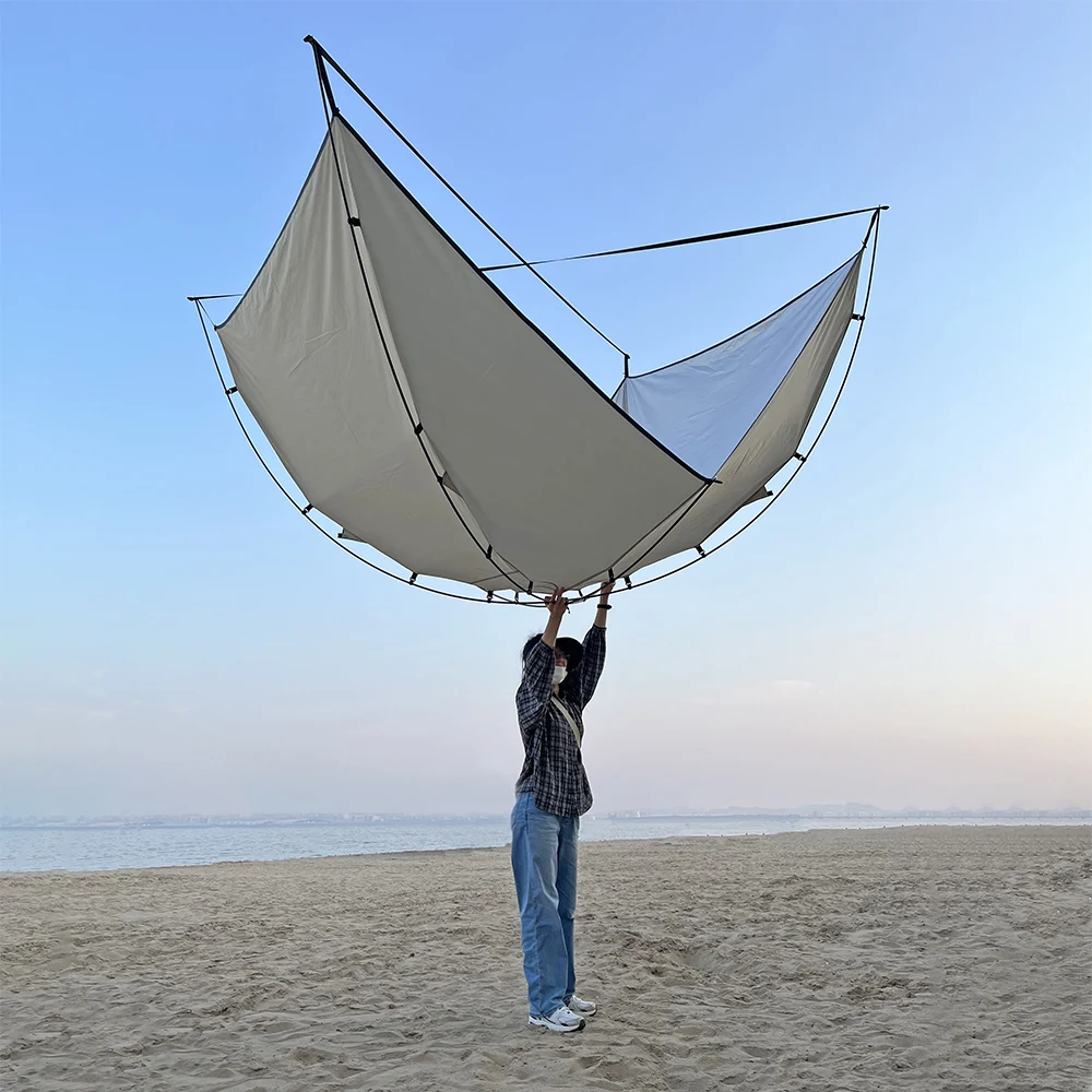 Ultralight 2 3 4 Person Camping Tent for Canopy Awning Outdoor Fishing Family Beach Park Arch Tarp Sun Shelter Waterproof Shade