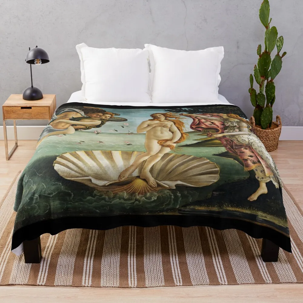 

Birth of Venus - Botticelli Throw Blanket Bed Fashionable Blankets For Sofas Bed Blankets