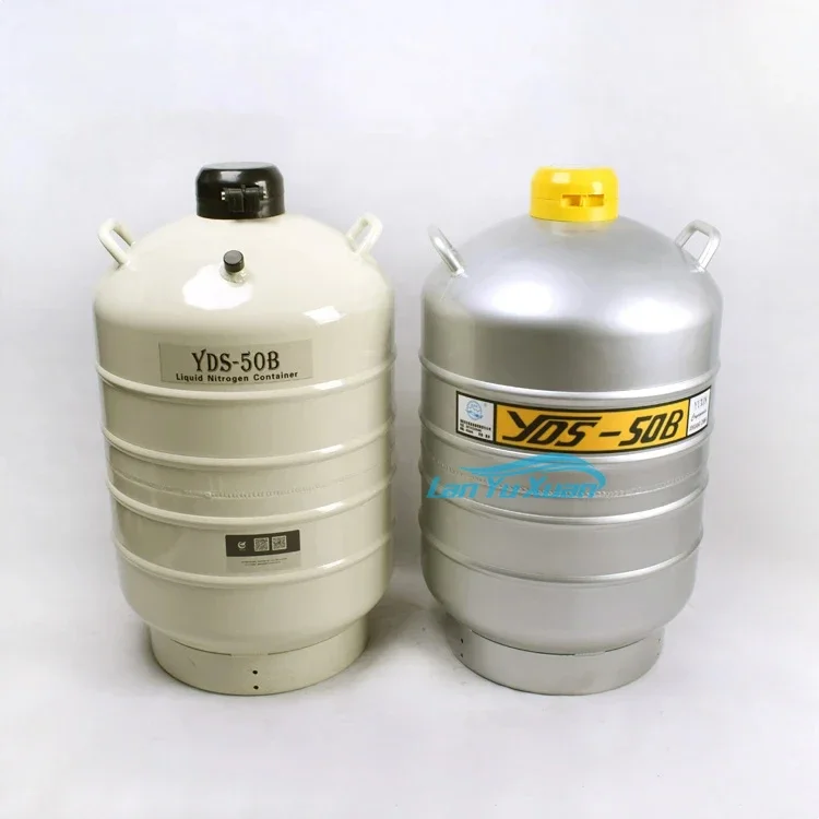 

50L Liquid Nitrogen Tanks 50 Liter Cryo ln2 Containers Bovine Semen Storage Tanks Transport Vessel