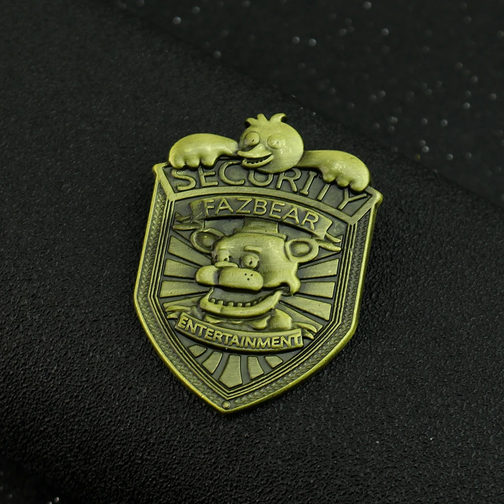 لعبة FNAF أرقام فريدي المينا دبوس الصنوبر ماكر بوني دمية على شكل حيوان شارات التلبيب دبابيس لحقائب الظهر اكسسوارات الاطفال هدية