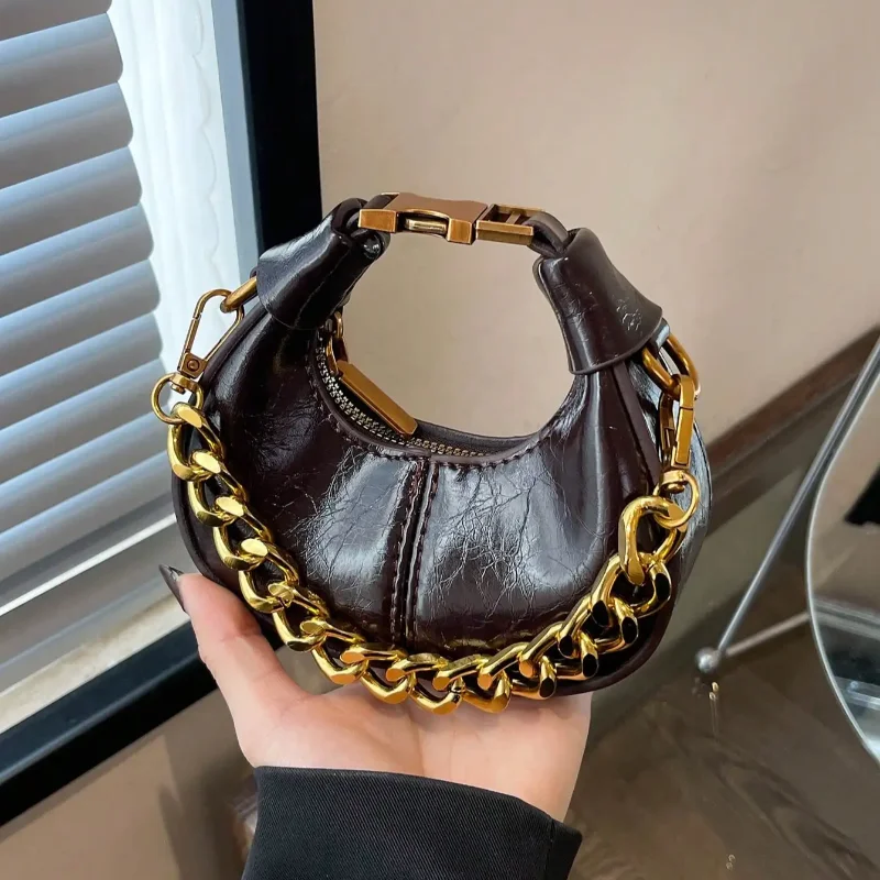 

Модная маленькая сумочка, минималистичная стильная текстура, элегантная стильная сумка через плечо, новая повседневная сумка с верхней ручкой для женщин