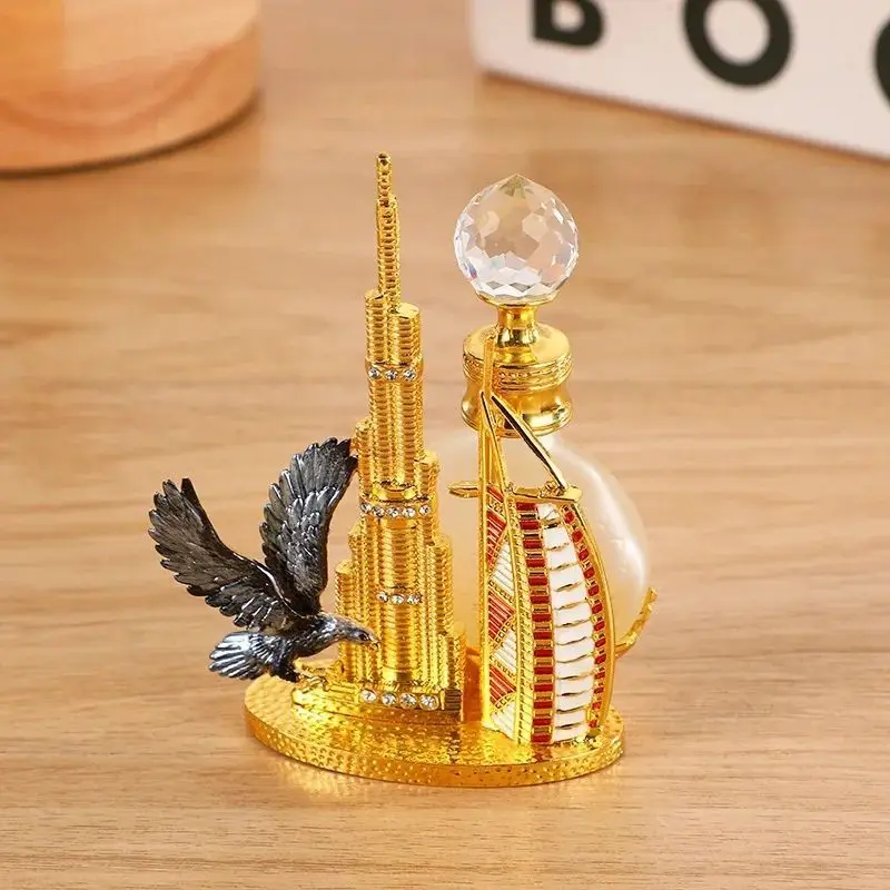 

30pcs Dubai Sailing Hotel's Net Red Perfume Bottle Enamel Technology Screw Cap for for Skin Care Cream Wigs Middle East