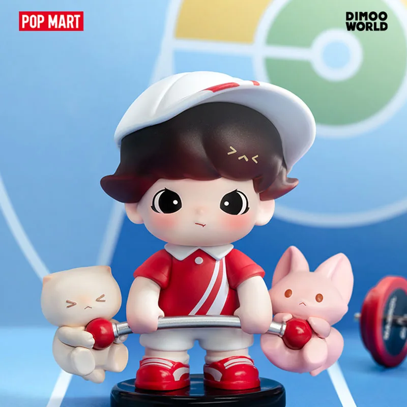 POP MART DIMOO Ouch Heavy Collection Toys Anime Action Figure Guess Bag Ornament Figurines Home Decor Desktop Dolls Model Girls