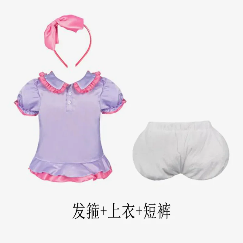 جديد 2025 بدلة تانغ لأداء الرسوم المتحركة لعيد الأطفال على شكل بطة قديمة أزياء تنكرية للعب الأدوار wrl88 z