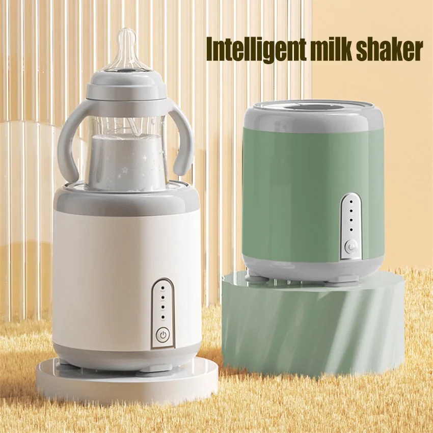 Baby Bottle Intelligent Wireless 360 ° Shaker Milk Powder Blender Feeding Shaking Machine 3 Gear Timming Household Home Babycare