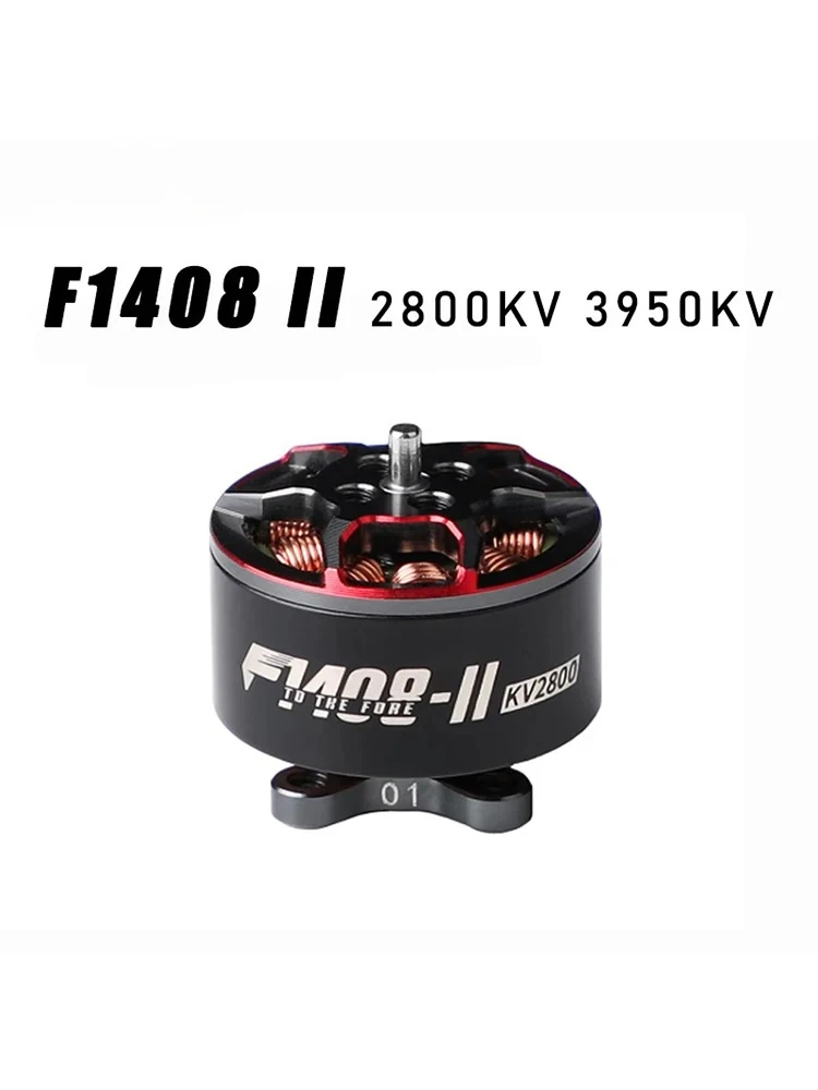 T-MOTOR T-HOBBY F1408 II Cinewhoop Brushless Motor, 2800KV 4-6S / 3950KV 3-4S, leichtes Hochleistungsdesign für 3-4 Zoll RC-Modelle.