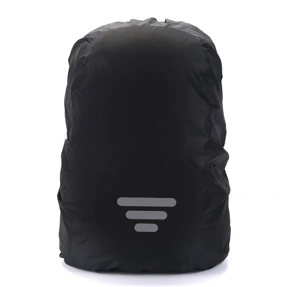 

Outdoor Rain Cover Reflective Waterproof Dust-proof Raincover Case Wear-resistance Wide Tape 5 Size Backpack Black