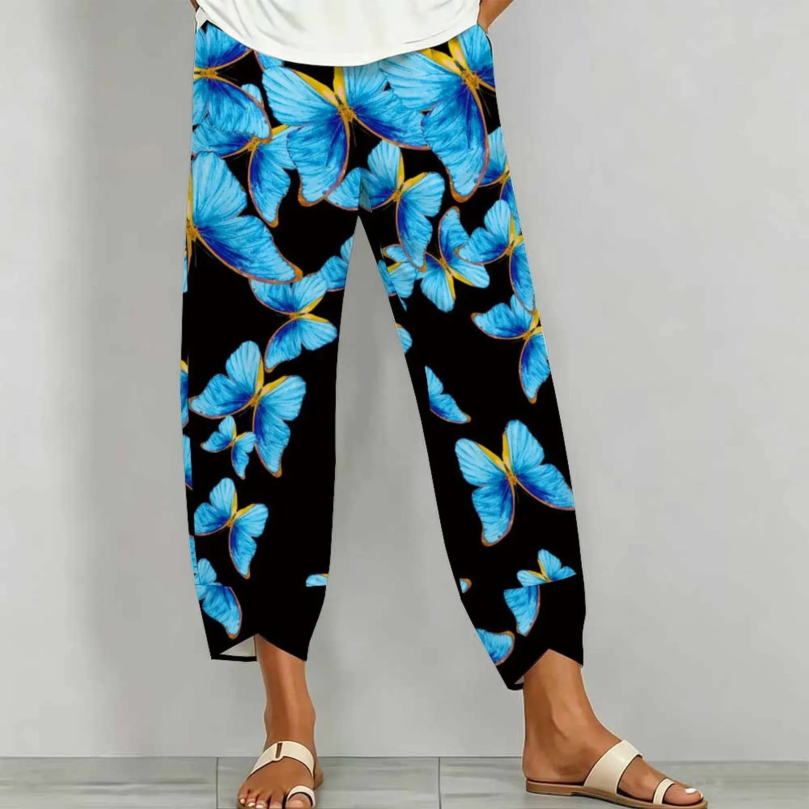 Commute Printed Pants Autumn Daily Long Pants Winter Casual Jogging Pants Women's Fashion Trousers Elegance Sweatpants