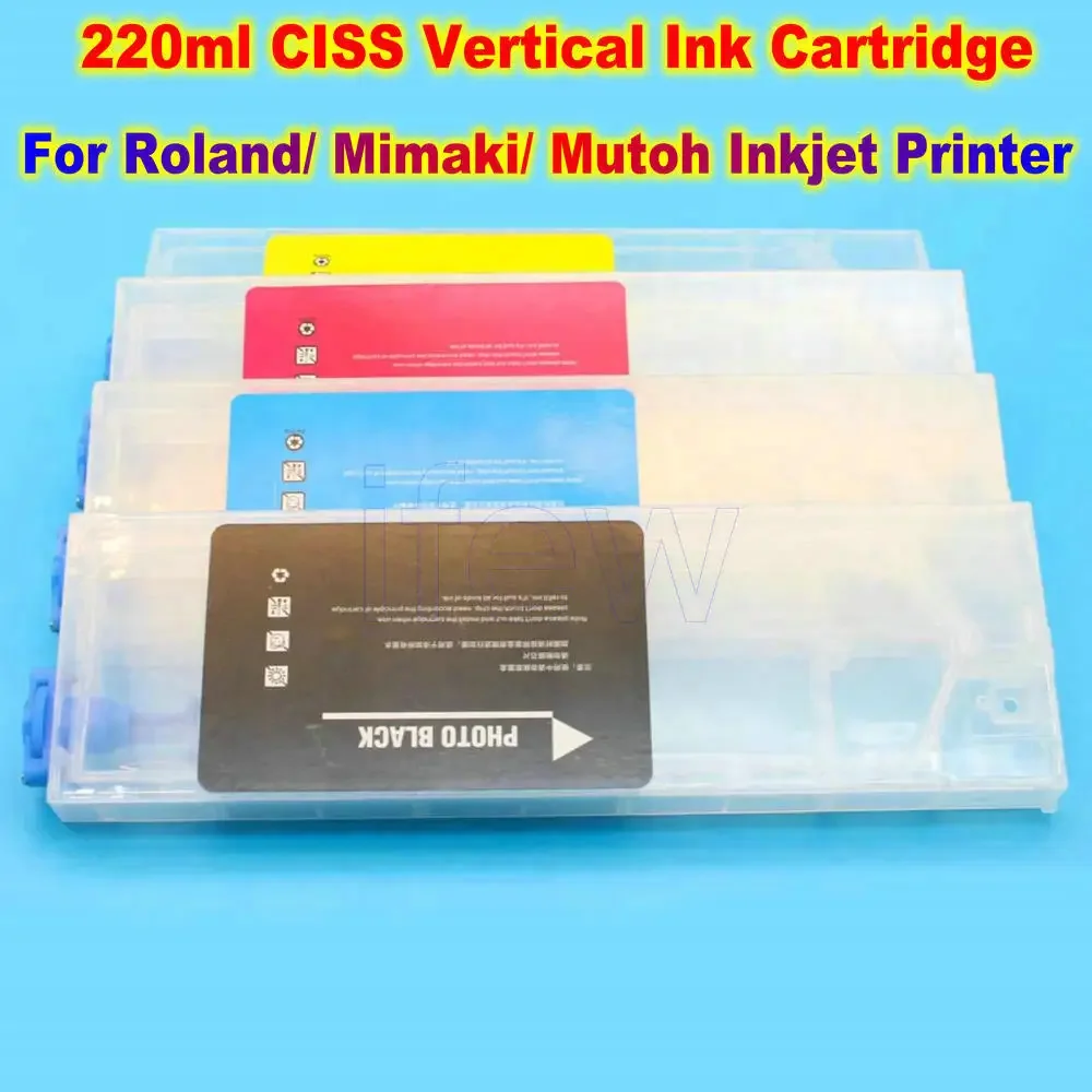 Refill Printer Ink Cartridge for Roland RE 640 RE640 Eco Solvent Printer Sub Tank CISS Continuous Ink Supply System Cartridges