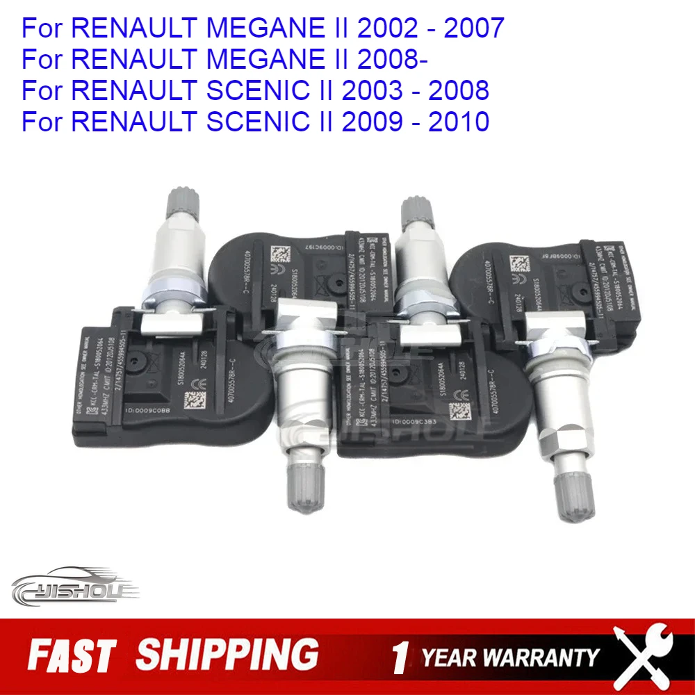 407005578R لرينو ميجان II 2005-2009 سينيك II 2003-2009 TPMS مستشعر مراقبة ضغط الإطارات S120123006F 433 ميجا هرتز #2