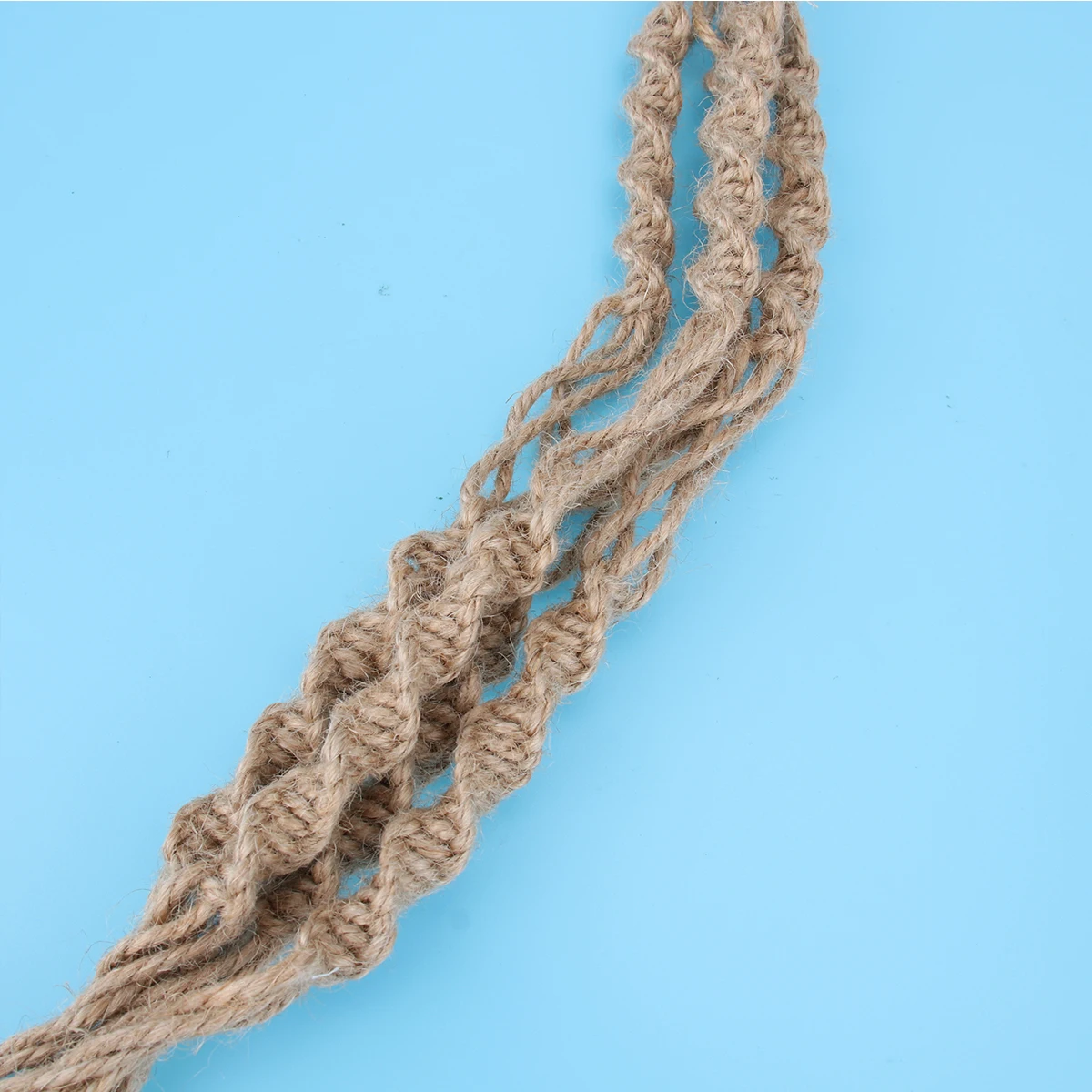 

Plant Net Hanging Basket Indoor Flower Pot Holders for outside Manual Balcony Planter Decorative Rope Supports Ceiling
