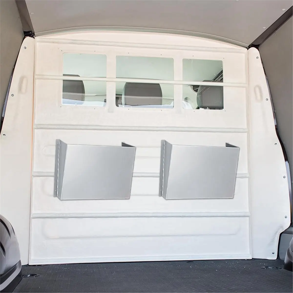 Light Weight Two Slots File/Binder/Paper Holder 12x7x3.5 Inches Work Van Organizer and Storage Accessories for Van Safety Partit