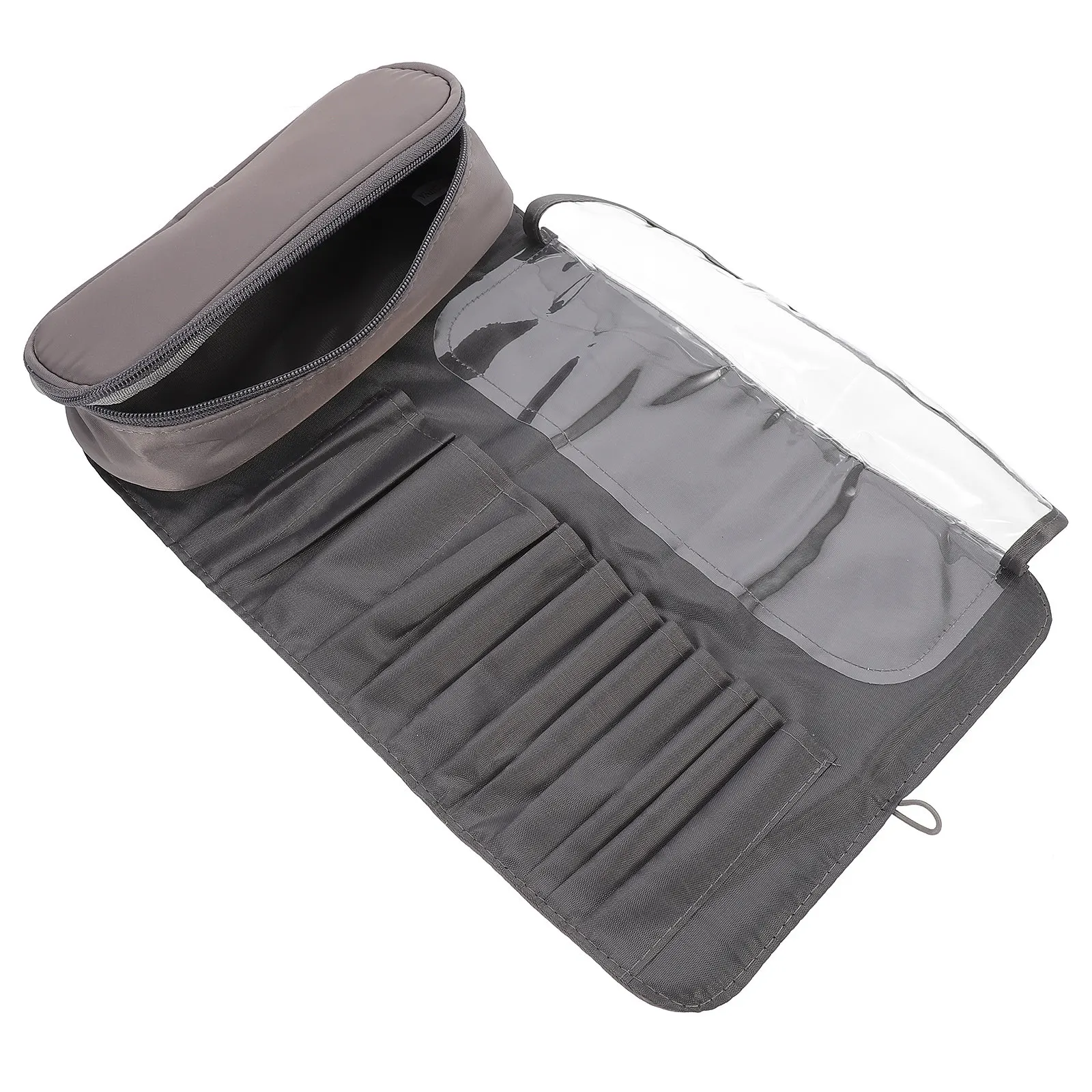 

Folding Makeup Brush Organizer Bag Cloth Storage Pouch Portable Travel Carry Makeup Brush Organizer Bag