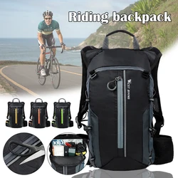 Unisex 10L Breathable Cycling Backpack Waterproof Ultralight Folding Bicycle Bag Outdoor Climbing Travel Hiking Cycling Bag