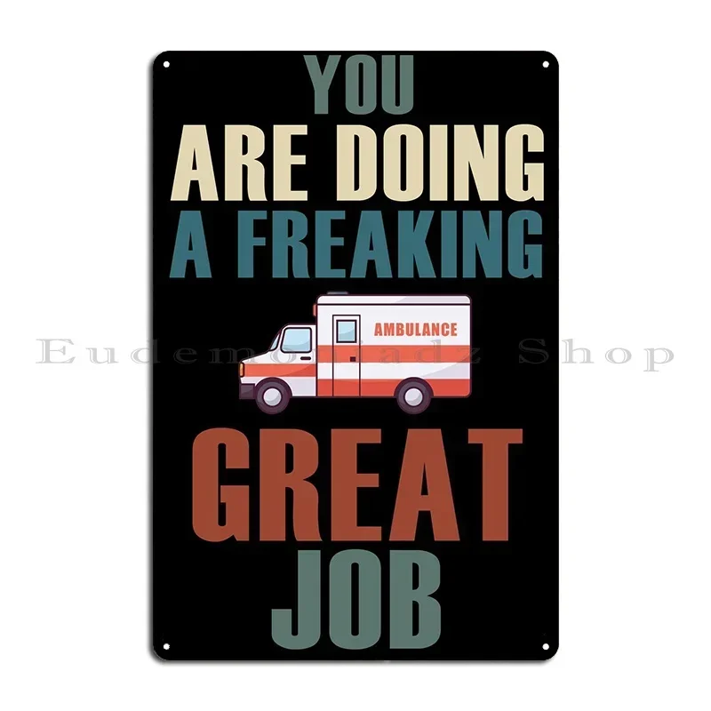 Nurse Gift Rn Staff Nurse Metal Plaque Poster Cave Printing Kitchen Wall Decor Living Room Tin Sign Poster