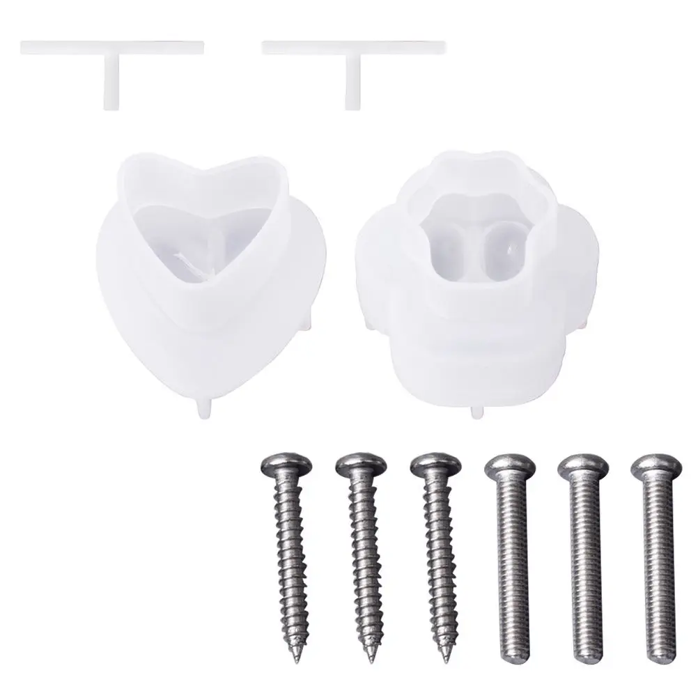 1Set Silicone Cat Claw Drawer Handle Mold for Cabinet Knobs Wardrobe Door Pulls Home Craft Molding Tool Safe