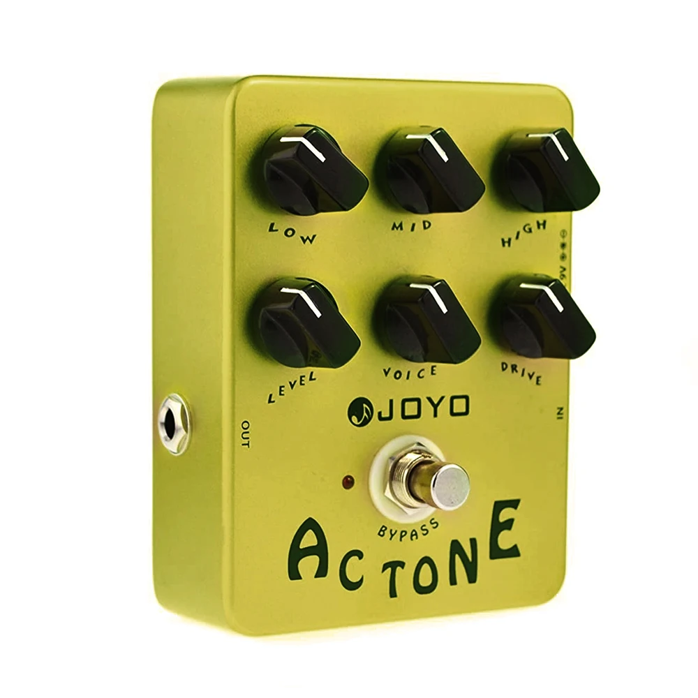 JOYO JF-13 AC TONE Overdrive Guitar Pedal Simulate from AC-30 Tube Amplifier Classic British Rock Sound for Guitarist