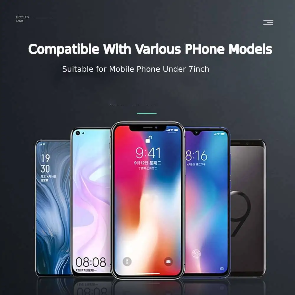 Soporte de teléfono móvil para motocicleta, accesorio Universal para navegación GPS, giratorio de 360 °, ajustable