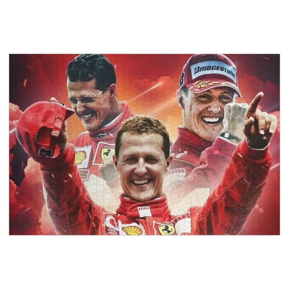 

Michael Schumacher Jigsaw Puzzle Photo Personalized Kids Gifts Custom Wood Puzzle