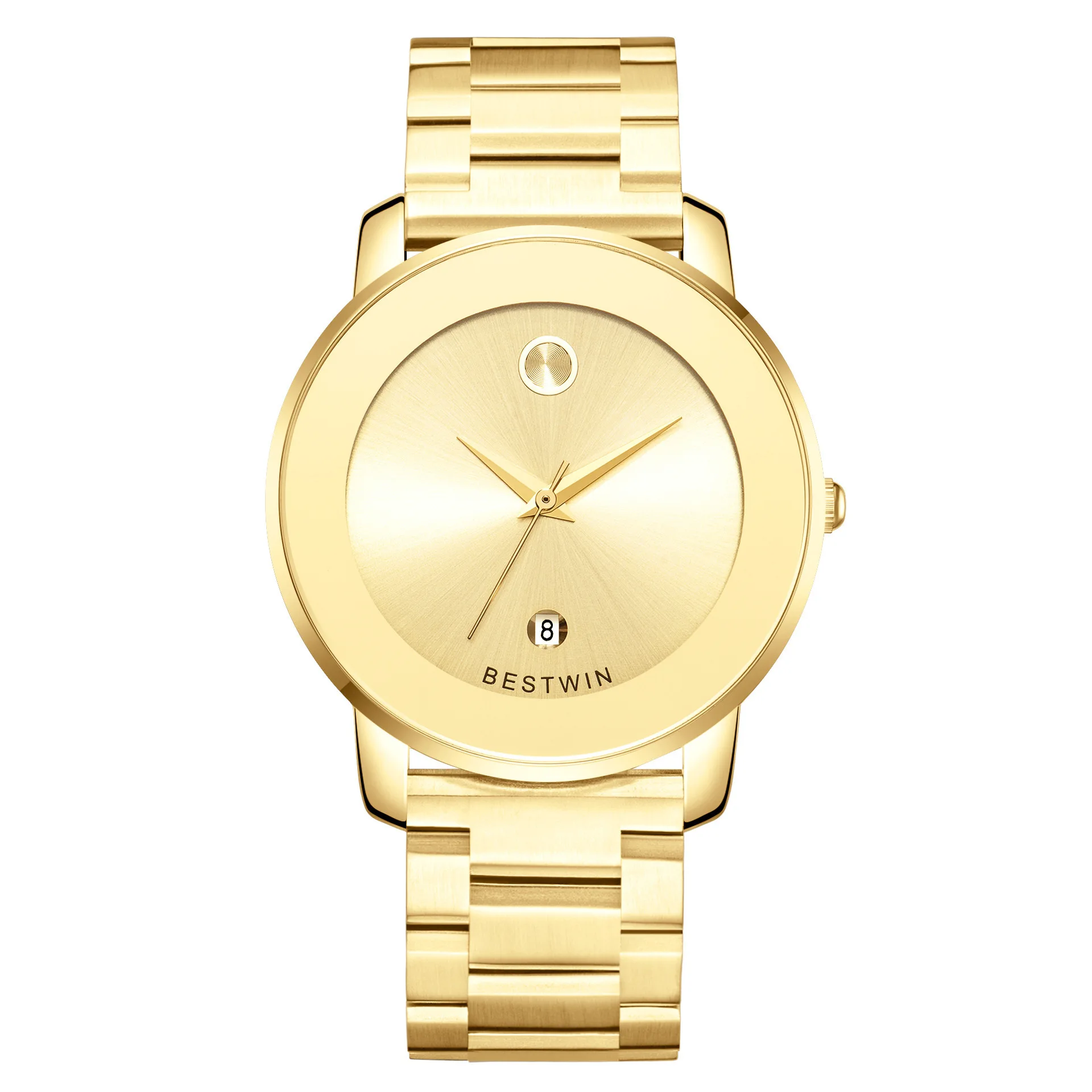 

Ultra Thin Quartz Watch Men Gold Minimalist Waterproof Classic Fashion Wristwatch