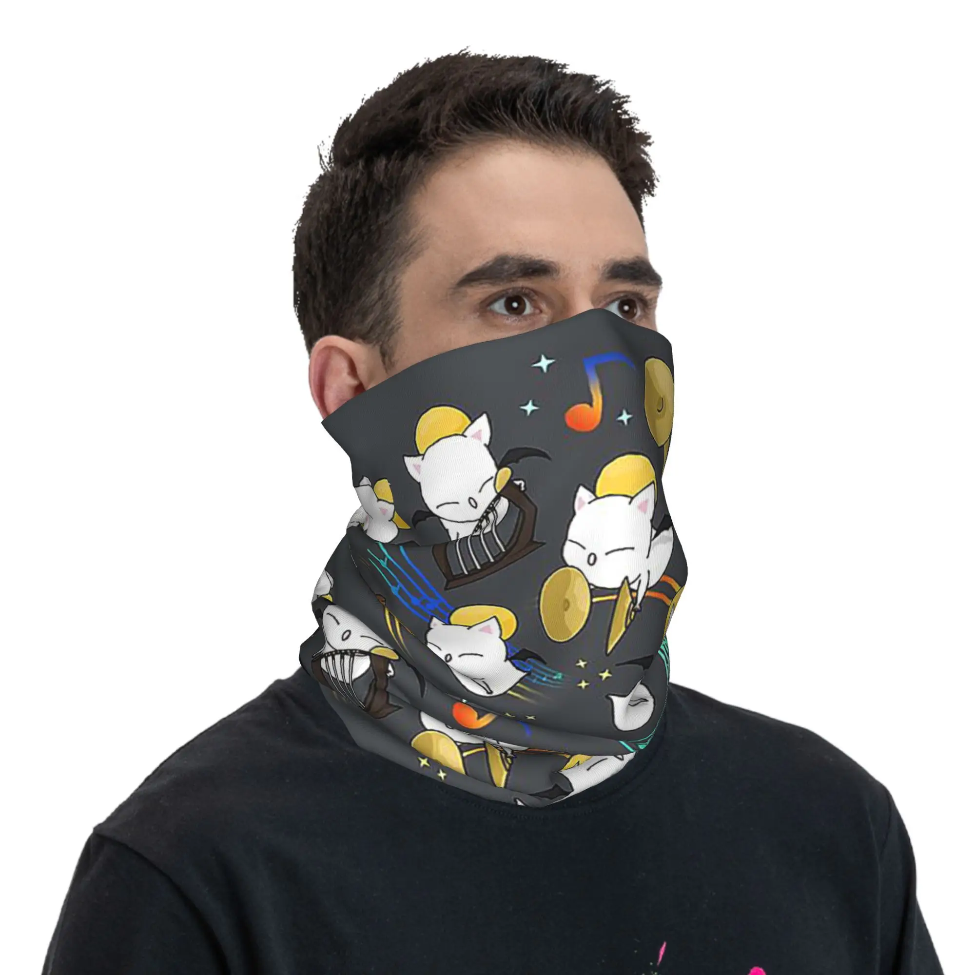 غطاء الرقبة باندانا من بريموغ، وشاح سحري مطبوع، أغطية رأس متعددة الاستخدام للرجال والنساء والكبار، قابلة للغسل