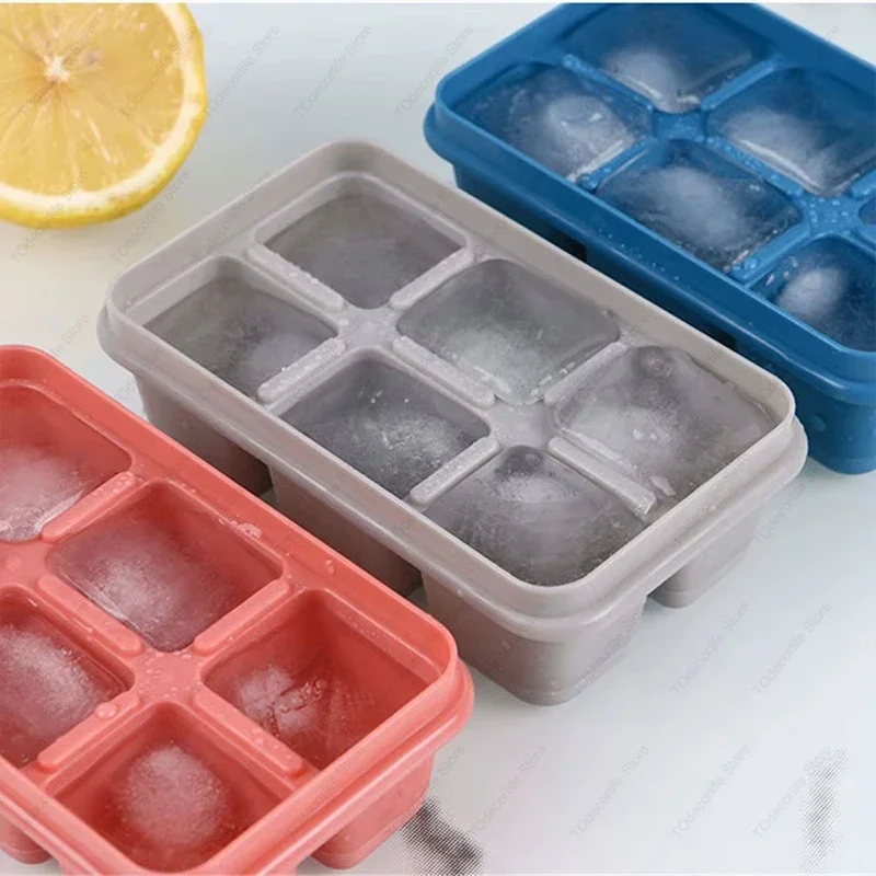 Ijsblokjes Mini Ice Cube Trays Easy Release Silicone Bottom Stackable Small Ice Cube Molds with Airtight Lid for Drink Freezer