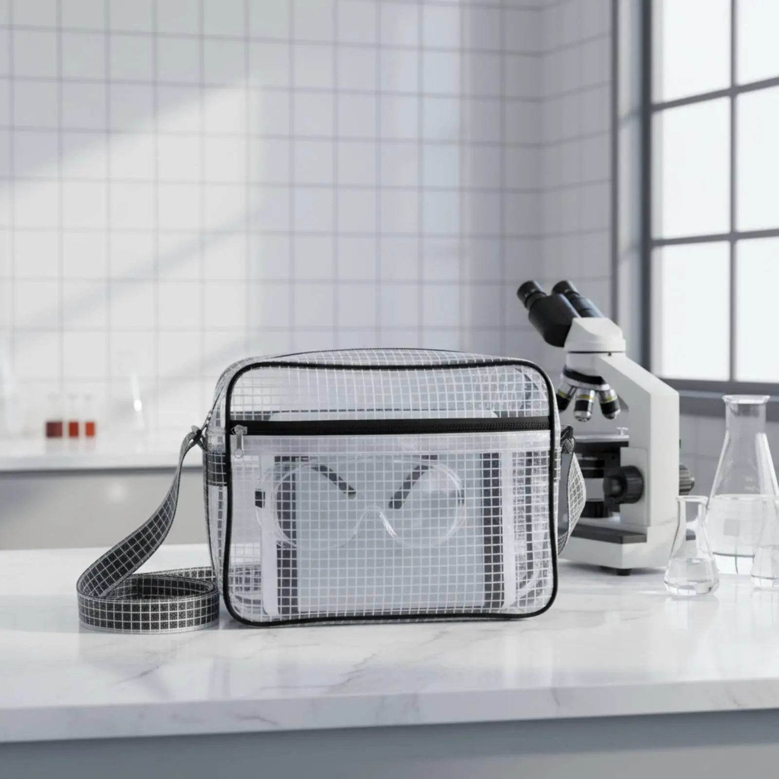 

Anti-Static Cleanroom Bag Clean-Dustless Clear PVC Tool Backpack Clear Shoulder Bag Multi-Design Workplace Accessory