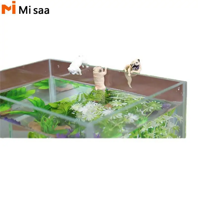 Landscaping Cute Simple Portable Practical Aquarium The Dog Creativity Beautiful Durable Pet Doll Fashion Ornaments Fish Tank