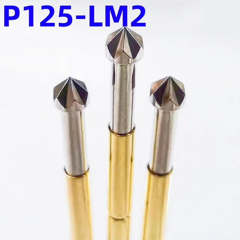 

100PCS P125-LM Spring Test Pin Test Probe Pogo Pin P125-LM2 33.35mm Dia 2.02mm Pin Head Dia 2.5mm PCB Test Tool Spring Test