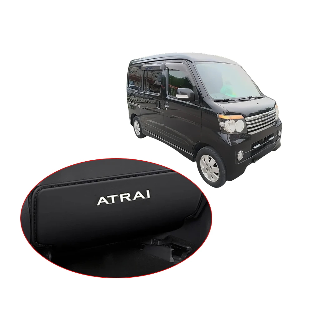 For Daihatsu Atrai Car Seat Back Protection Mat Trim Matte Black Leather Car Accessories Interior Decorate