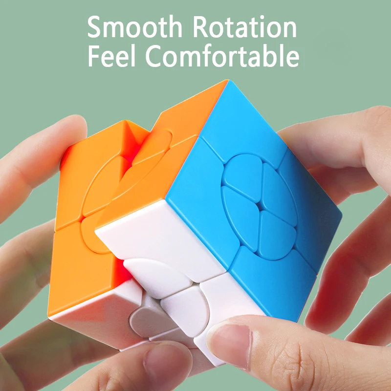 SENGSO Speed Crazy Cube 2x2 Megaminx Magic Tower Stickerless Magic Cube Profession Puzzle High Quality Kid's Toys