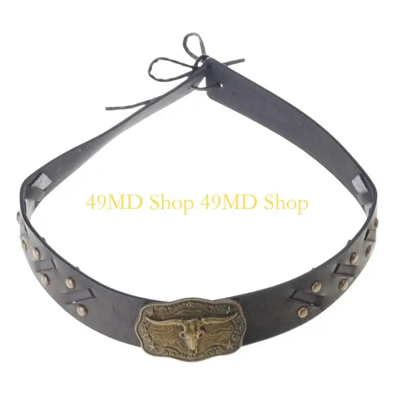 

49MD Ethnic Hat Band Carnivals Party Fedora Band for Women Men Hat Accessories