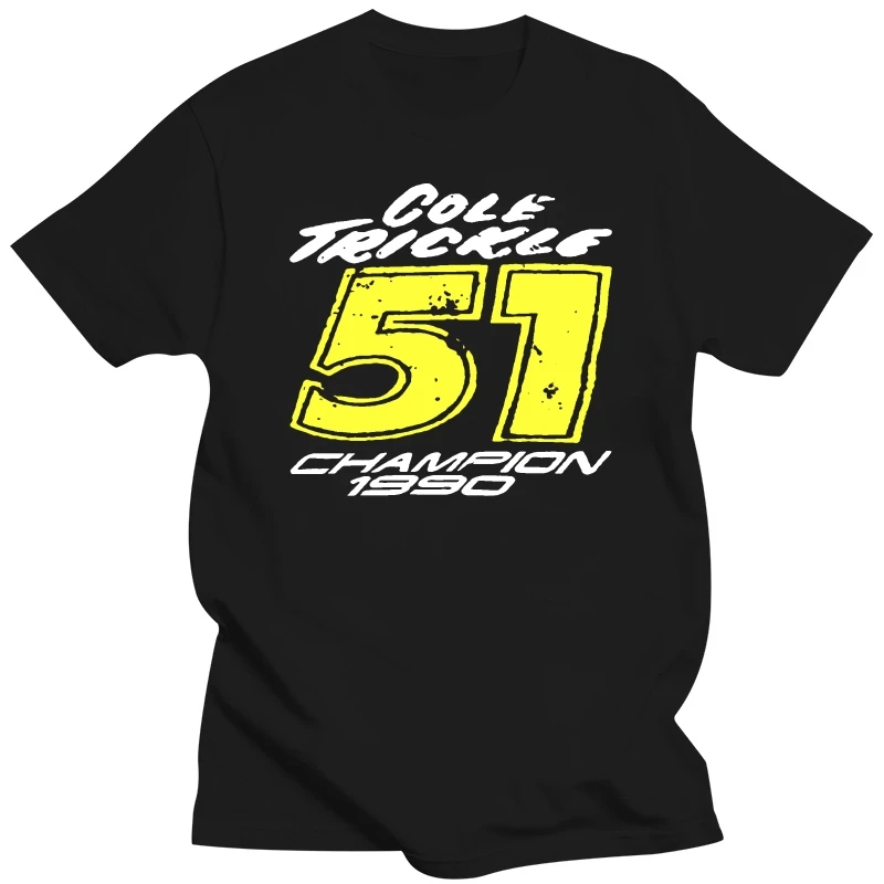 New Cole Trickle 51 Symbol Days Of Thunder Movie Black T-Shirt Size S-5XL Men Women Unisex New Fashion Tshirt