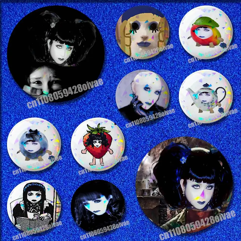 

Funny Mana M-Malice Gothic Mizer Insignia Badge Cover For 75mm 25mm 44mm 32mm 58mm Round Pin Brooch Ornament