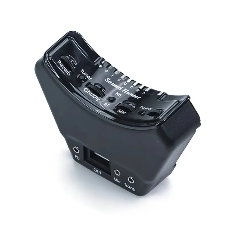 

Hooqu Wholesale Sound Hunter Acoustic Guitar Pickup Resonance Pickups With Tuner And Charger For Musical Instrument Accessories.