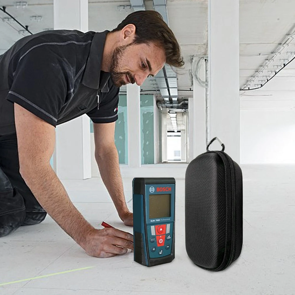 เคสแข็ง EVA พร้อมกระเป๋าตาข่าย เคสแข็งสำหรับพกพา เคสแข็งกันกระแทกสำหรับเดินทางสำหรับเครื่องวัดระยะทางบ๊อช GLM