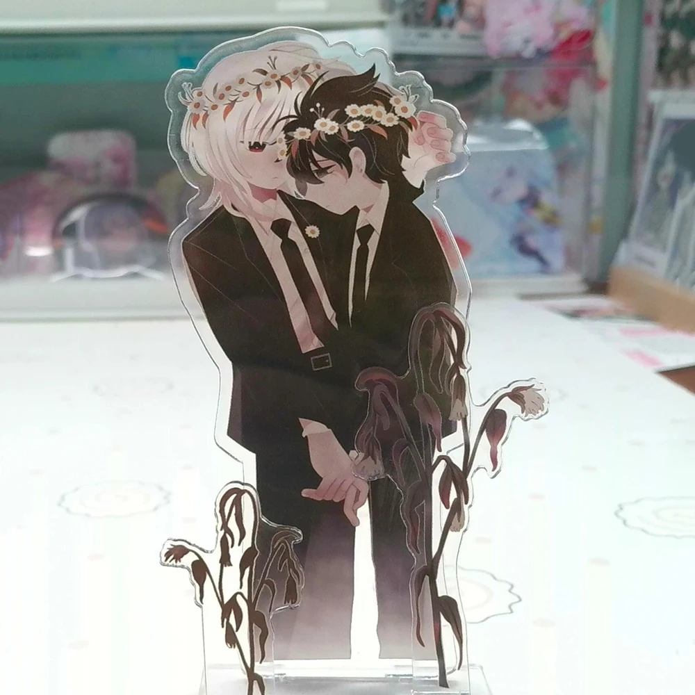 Spiel Saihate Station Harunatsufuyu Haru ‌ Shion Tachinami Cosplay Acryl-Ständer Cartoon-Figur Stehende Figuren Halloween-Dekoration – Detail 3