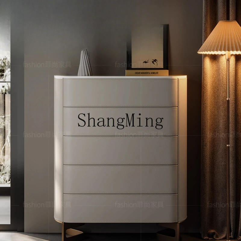 

DHY minimalist chest of drawers modern bedroom storage chest of drawers solid wood storage bedside cabinet