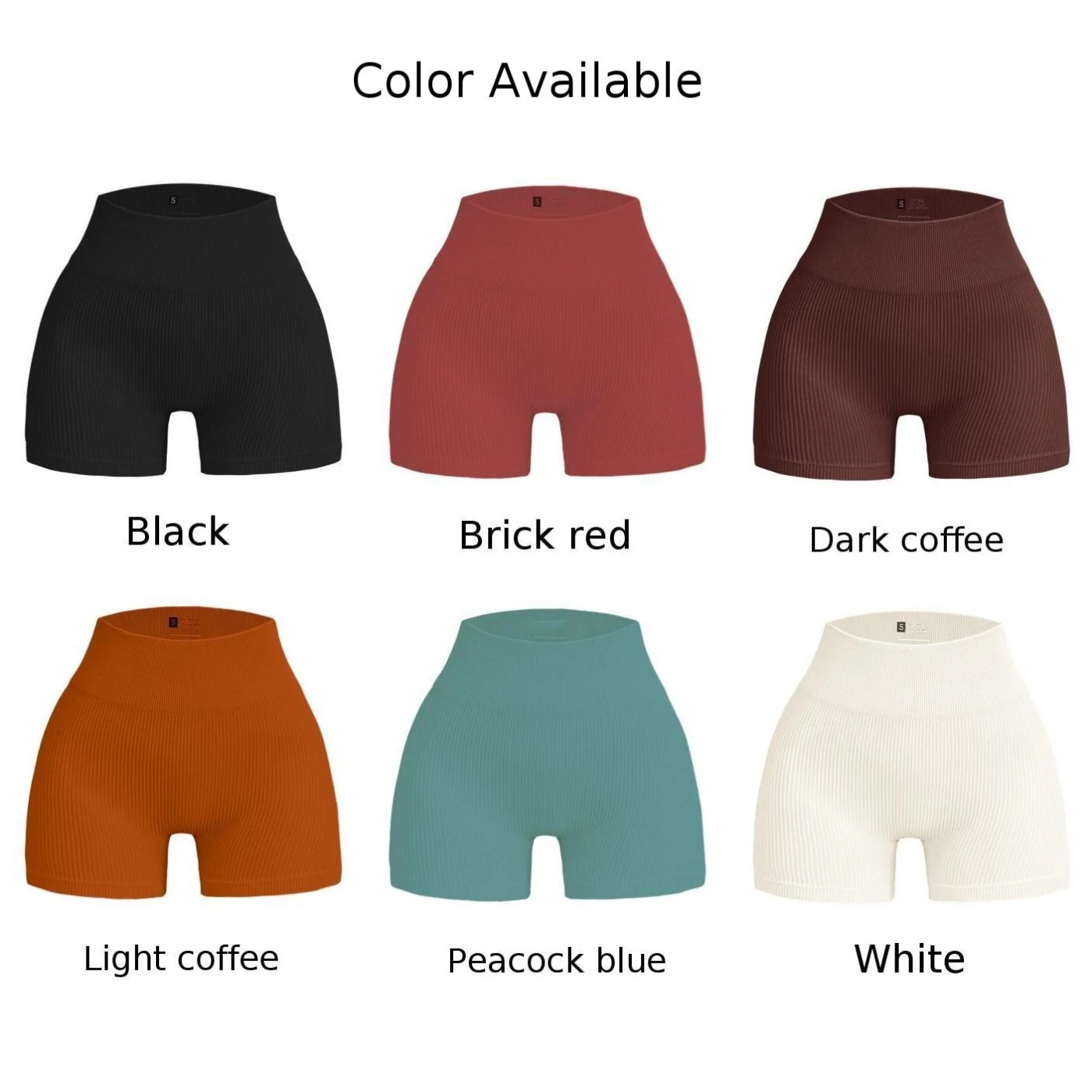 Seamless Thread Pattern Yoga Shorts for Women High Waist Sports Tights Ideal for Running Exercise and Fitness Activities