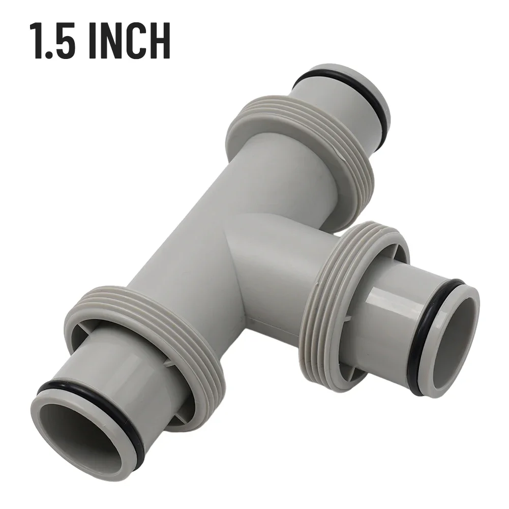 Resistência UV Dual Split Connector, Adequado para peças Intex, Válvula de êmbolo de mangueira, Material PP, O-Rings de borracha