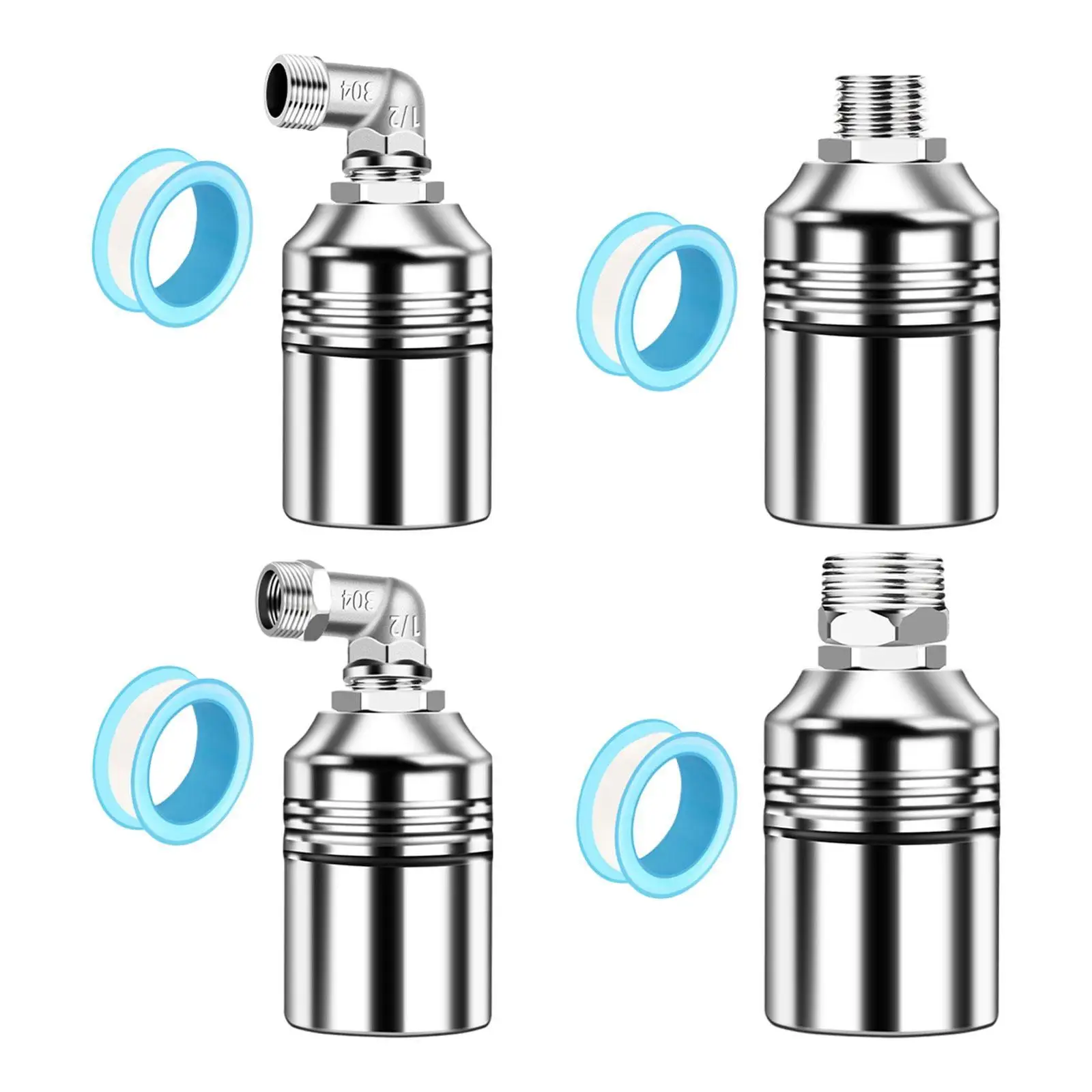 Water Floate Valve Stainless Steel Water Float Valve for Fish Tank Cistern Sump Swimming Pool Livestock Water Trough Aquaculture