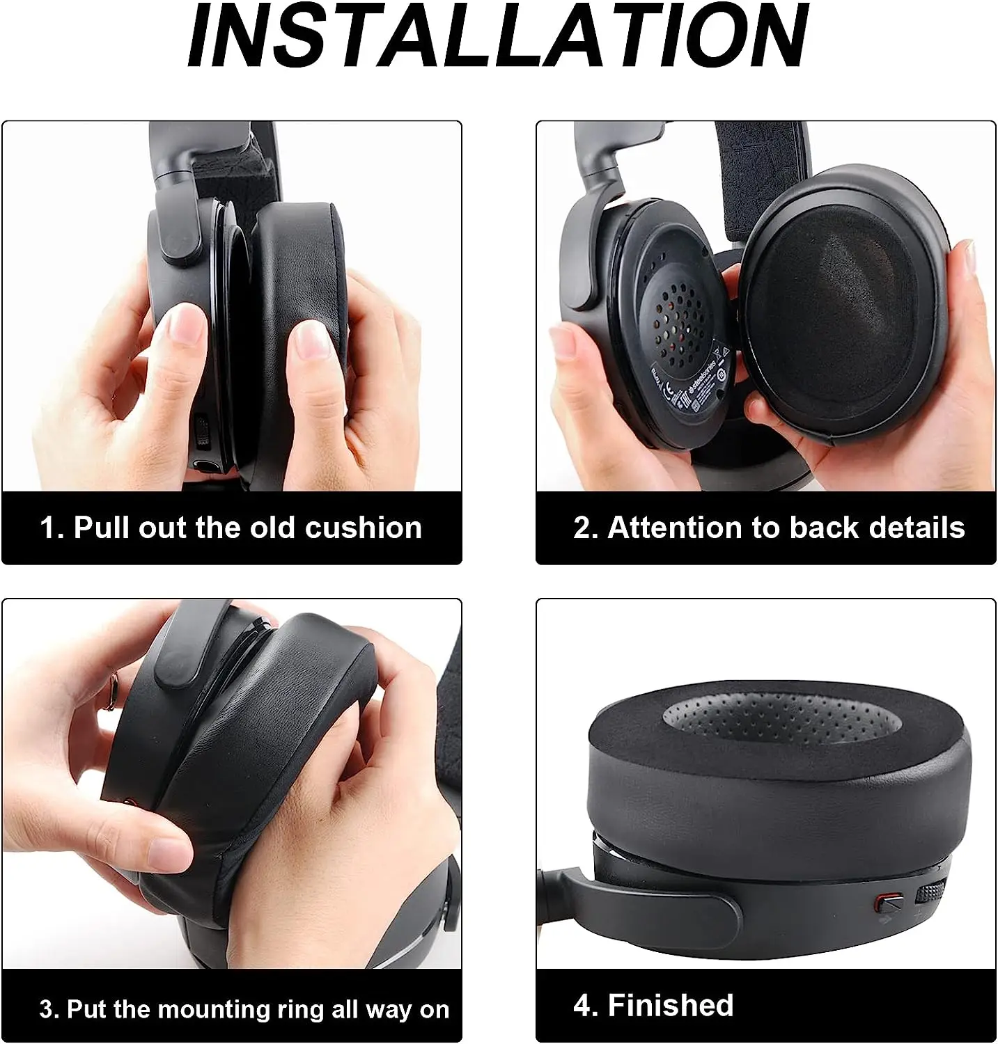 Cool Gel replacement ear pads for Steelseries Arctis 1/3/5/7/7x/9/9x/Pro Xbox wireless headphone game ear pads