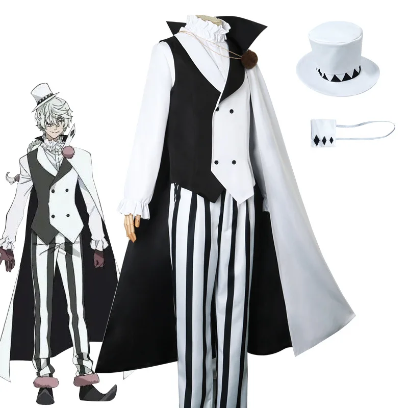 Wenhao Stray Dogs costume the forth season costume guogeli member of the five weakness of heaven and man cosplay anime costume