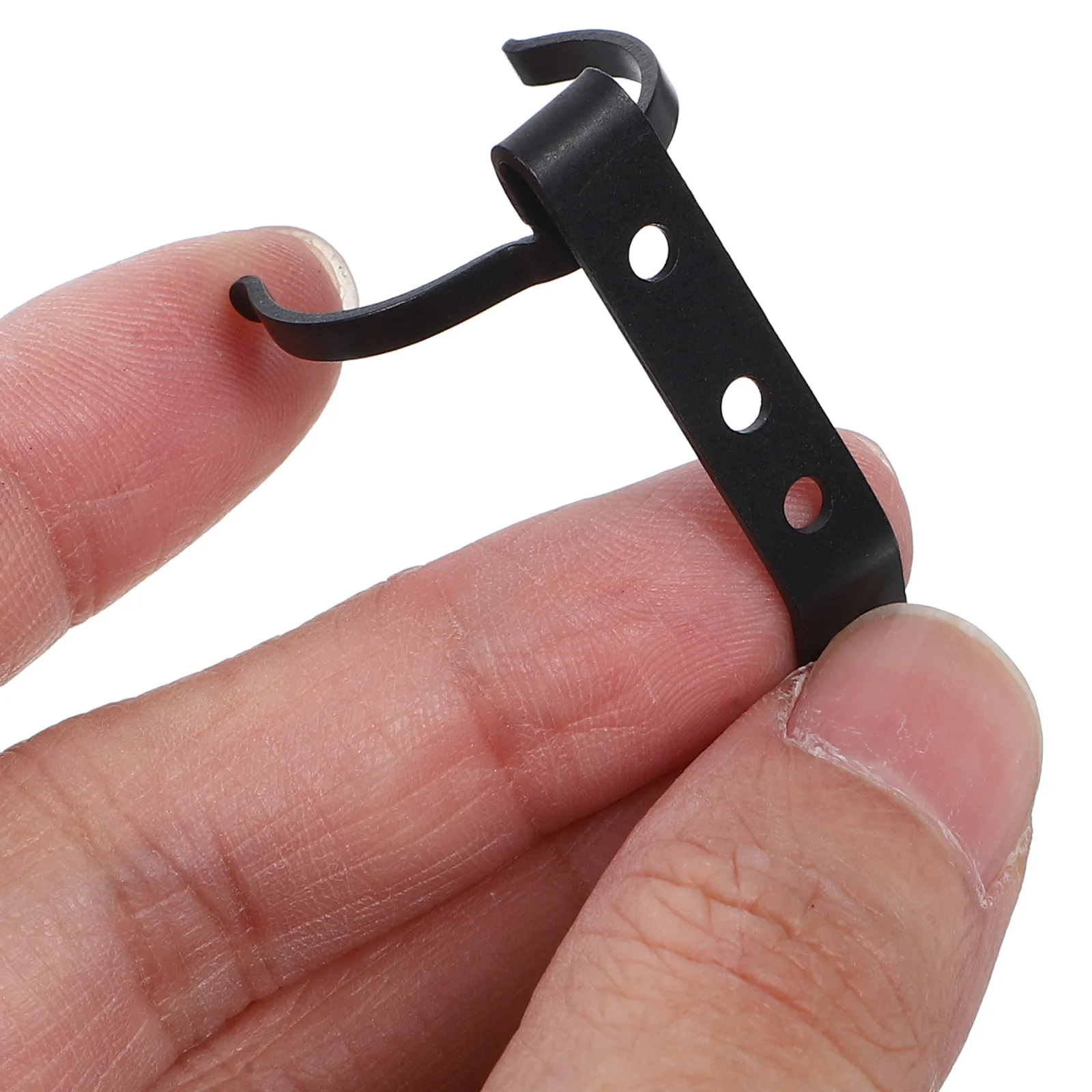 Waistband Light Clip Mount Flashlight Fixing Iron Pocket Clips for Lamp Small Flashlights Belt