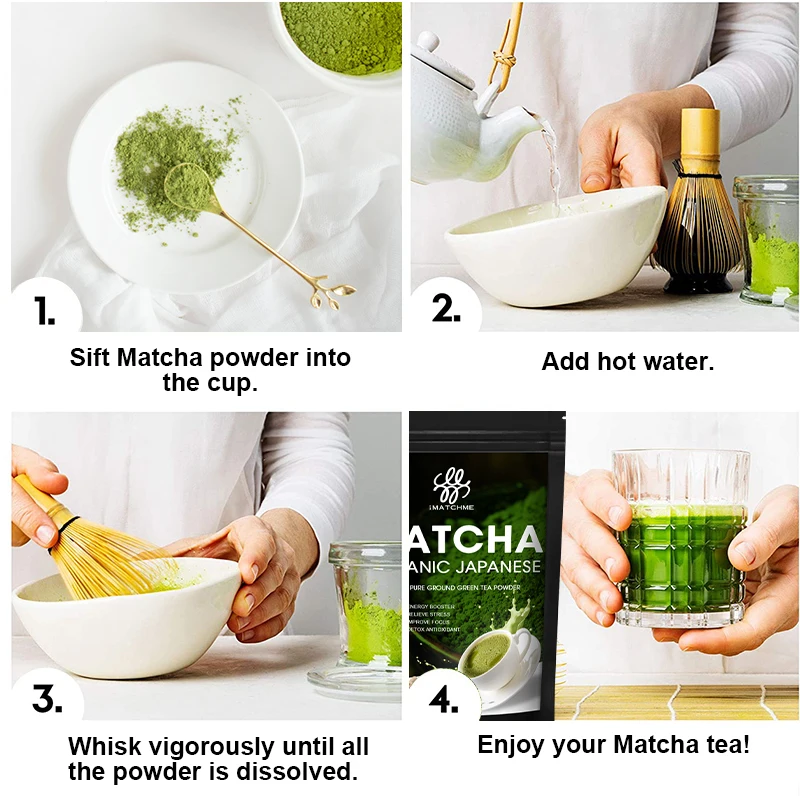 Original Pure Matcha Green Tea Extract for Burning & Inhibiting Fat Control Appetite, Weight Gut Health DIY Dessert Cake & Drink