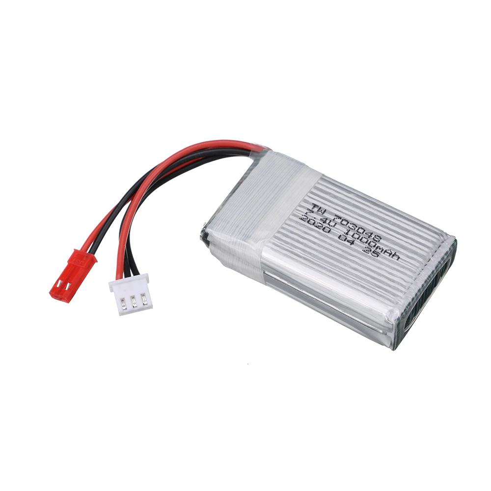 2 pz 7.4 V 1000 mah 703048 batteria Lipo per MJXRC X600 telecomando RC Drone pezzi di ricambio 1000 mah 7.4 V 2S batteria ricaricabile