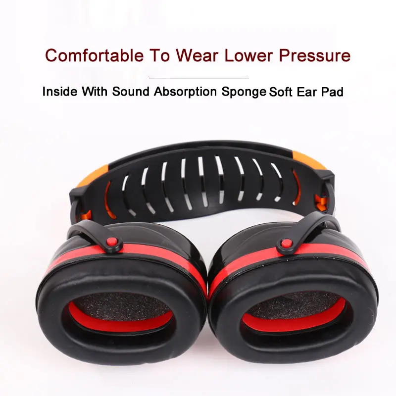 Anti-Noise Safety Earmuffs 6 Gear Adjustable Over-Head SNR30 Ear Protector For Work Study Shooting Drumming Hearing Protection