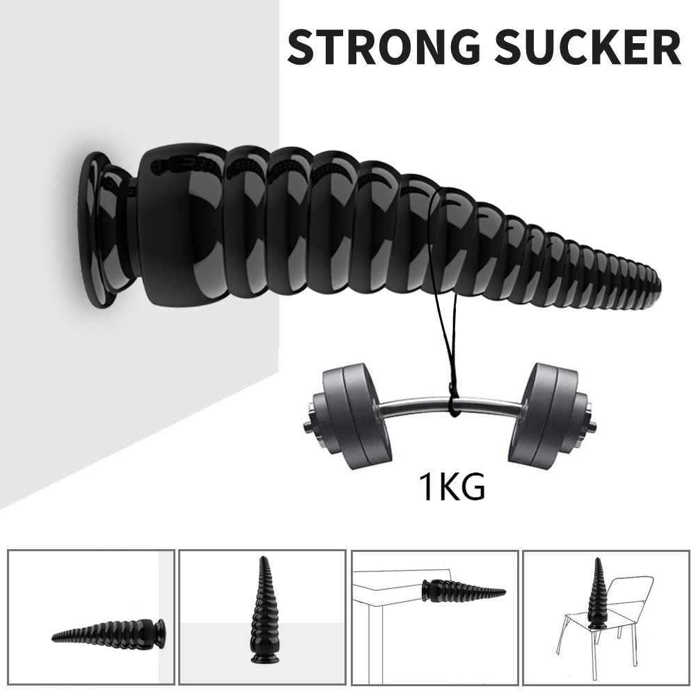 문어 촉수 딜도 애널 플러그 엉덩이 확장기, 큰 흡입 컵, 섹스 토이, 여성 남성 항문 확장기, 전립선 질 마사지