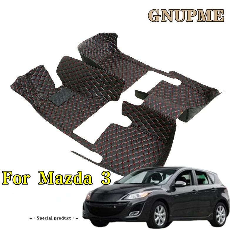 Custom Car Floor Mats For Mazda 3 2010 2011 2012 2013 2010-2013 Auto Carpets Foot Coche Accessorie